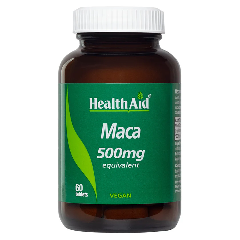 HEALTHAID Maca 500mg 60tablets - Мака 500мг 60 таблети - HealthAid - 1422211