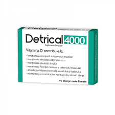 DETRICAL 4000IU 60tableti - Детрикал 4000ИЕ 60таблети - Natur Product - 1423388