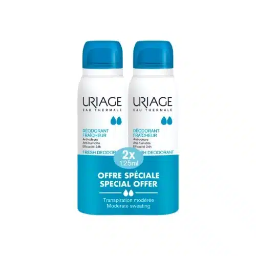URIAGE FRESH DEODORANT 125ML X2 - Дезодоранс со 24-часовна ефикасност - URIAGE - 1423933