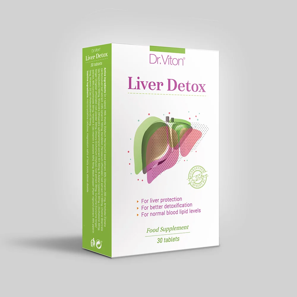 LIVER DETOX 30 tableti - Ливер Детокс 30 табл - Dr.Viton - 1424133
