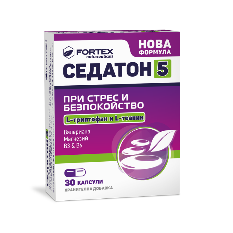 FORTEX Sedaton 5 20kapsuli - Фортекс Седатон 5 20 капсули - Fortex - 1424329
