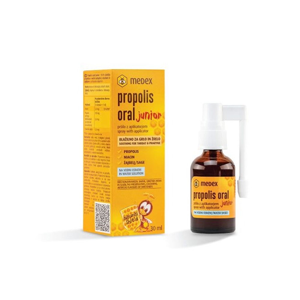 MEDEX PROPOLIS ORAL JUNIOR SPREJ - Медекс прополис спреј за деца 30мл - Medex - 1425209