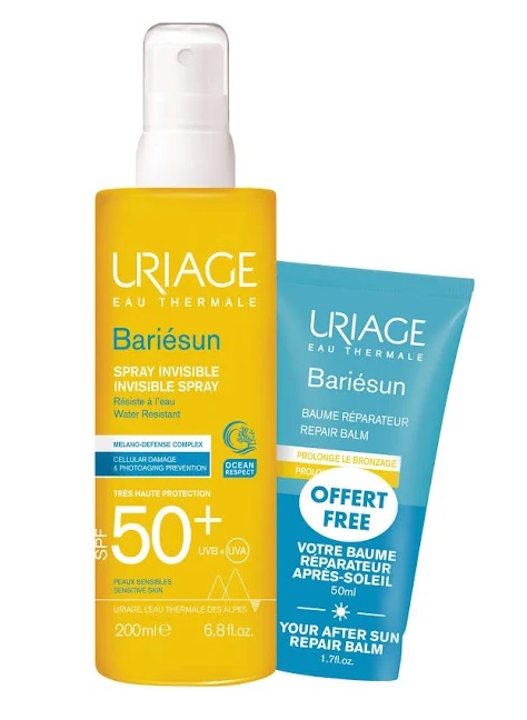 URIAGE BARIESUN SPRAY SPF 50+ 200ML + REPAIR BALM 50ML GRATIS - URIAGE - 1425340