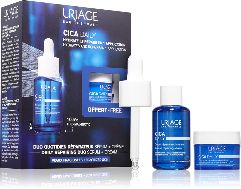URIAGE CICADAILY REPARING DUO SERUM 30ML + CICA DAILY CREAM 15ML GRATIS - URIAGE - 1425342