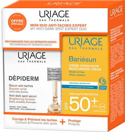 URIAGE DEPIDERM ANTI-DARK SPOT SERUM 30ML + BARIESUN CREAM SPF50 50ML GRATIS - Аптека Хигија - 1425343
