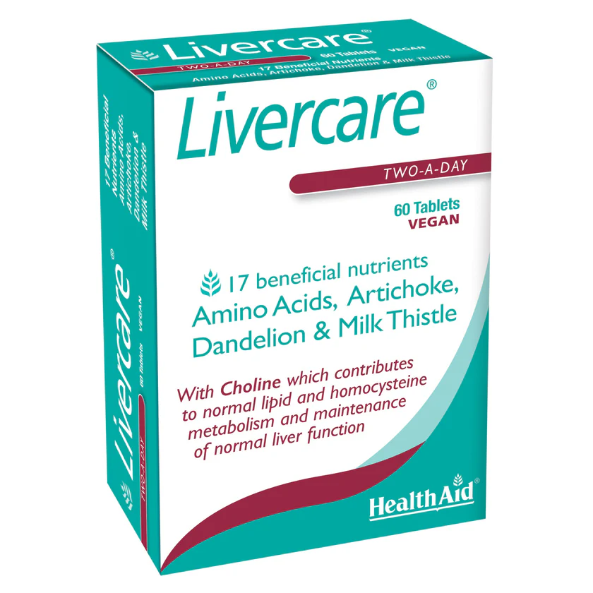 HEALTHAID Livercare 60tablets -Ливеркер 60таблети - HealthAid - 996712